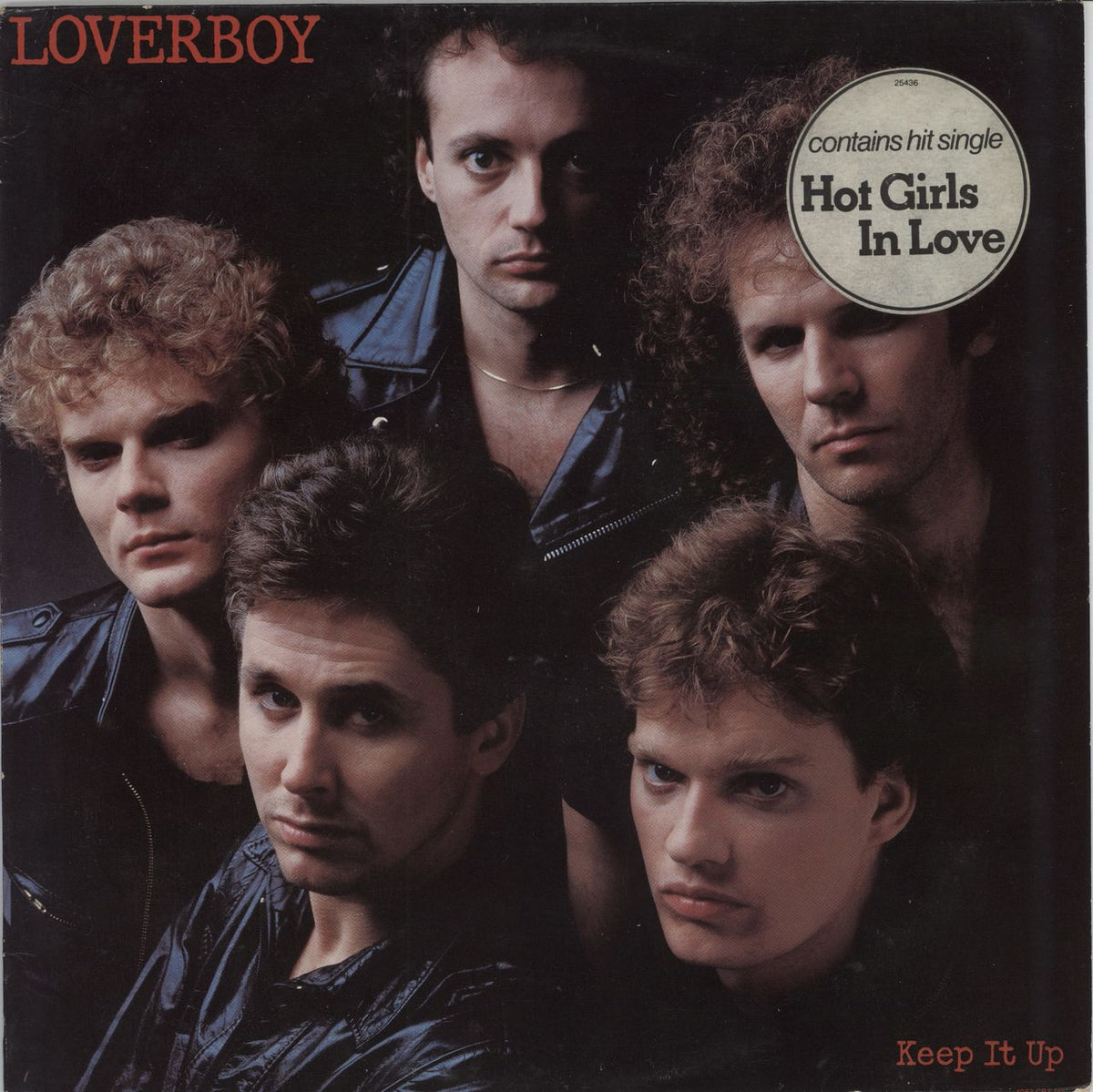 Loverboy Keep It Up - Hype Sticker Dutch Vinyl LP