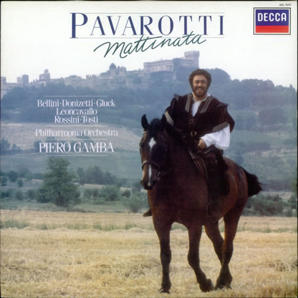 Luciano Pavarotti Mattinata UK vinyl LP album (LP record) SXL7013