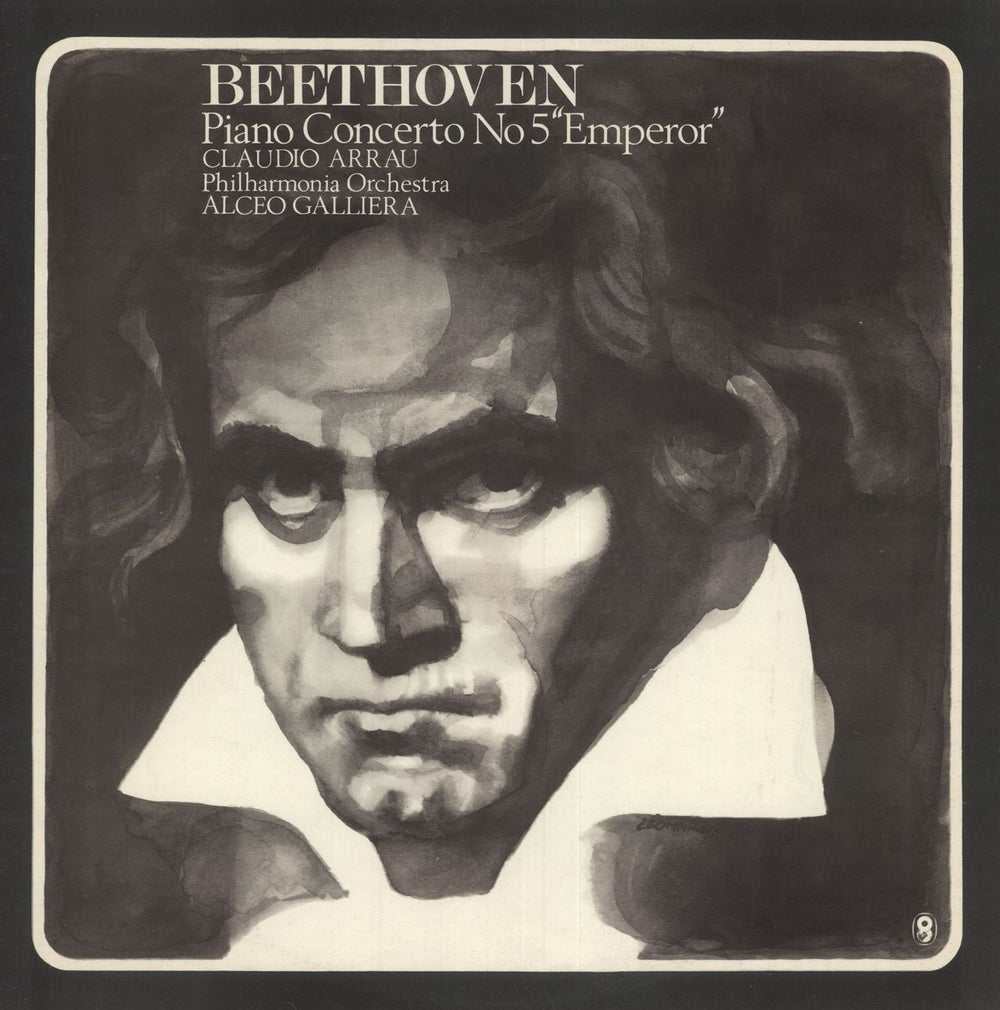 Ludwig Van Beethoven Beethoven: Piano Concerto No. 5 "Emperor" UK vinyl LP album (LP record) T645