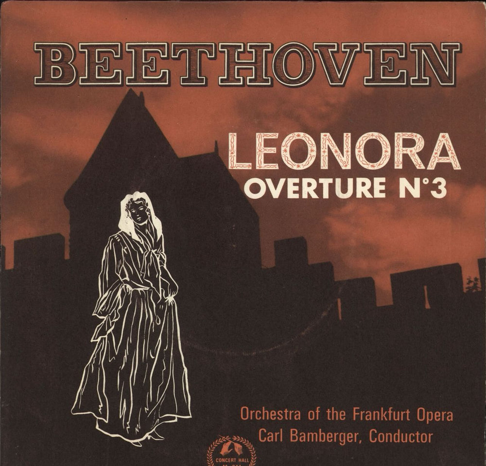 Ludwig Van Beethoven Overture: Leonora No. 3 UK 7" vinyl single (7 inch record / 45) M944