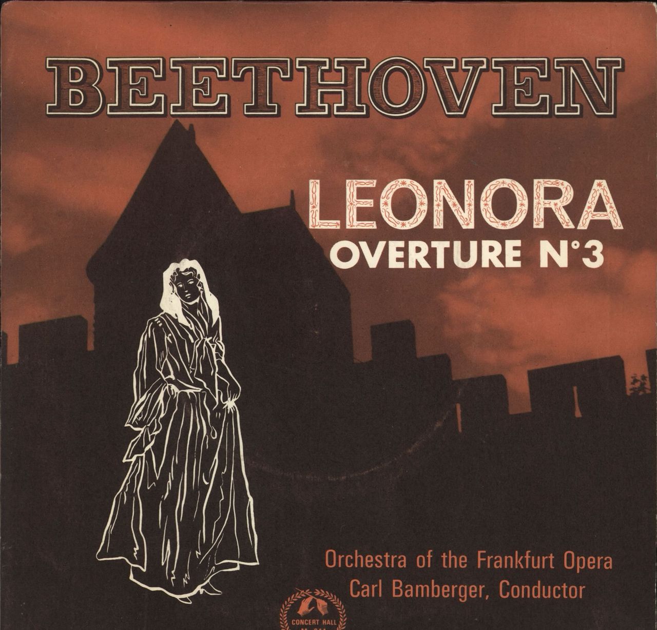 Ludwig Van Beethoven Overture: Leonora No. 3 UK 7" vinyl single (7 inch record / 45) M944