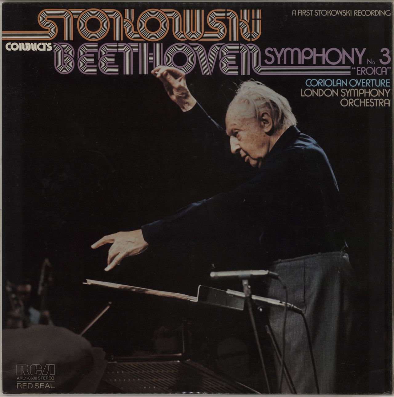 Ludwig Van Beethoven Stokowski Conducts Beethoven UK vinyl LP album (LP record) ARL1-0600