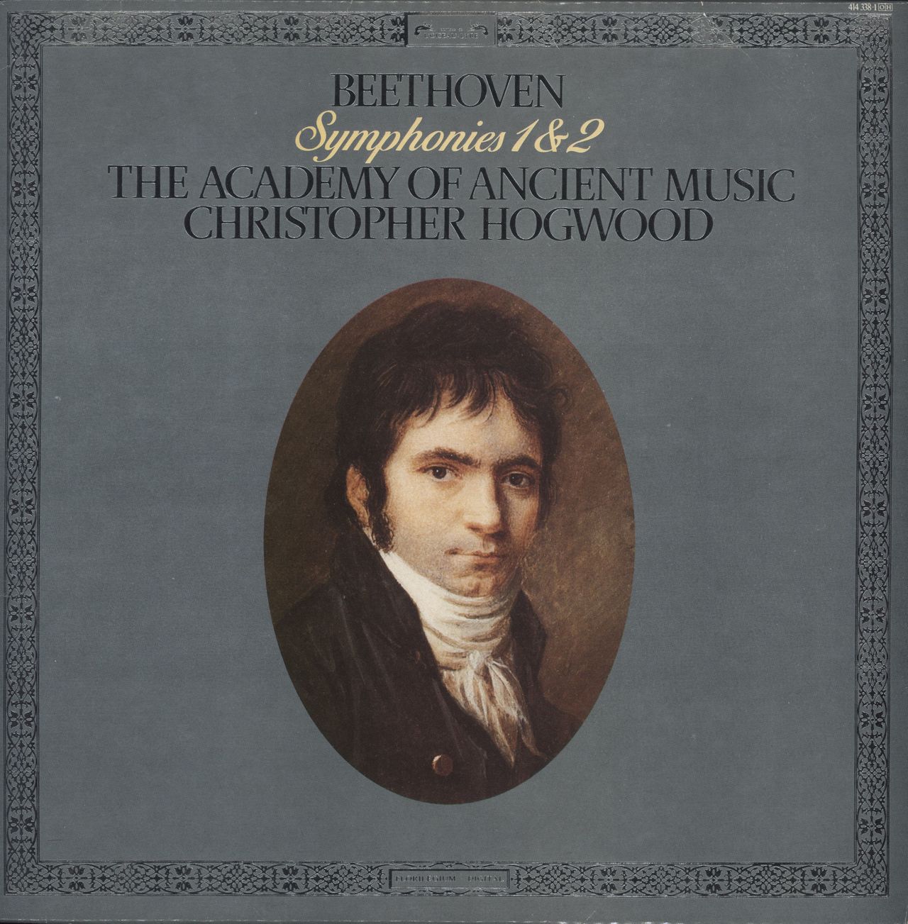 Ludwig Van Beethoven Symphonies 1 & 2 Dutch vinyl LP album (LP record) 414338-1