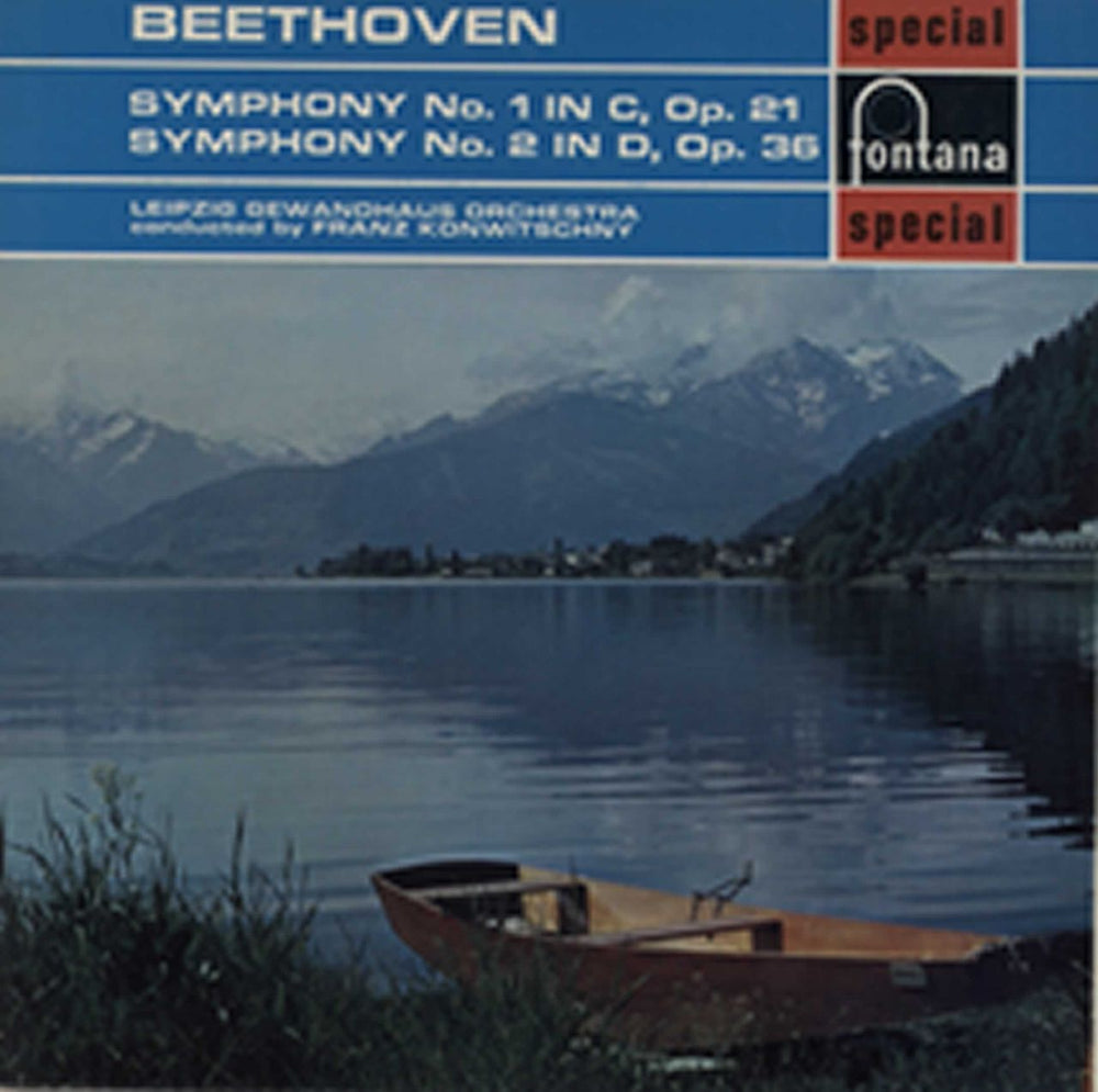Ludwig Van Beethoven Symphony No. 1 in C Major, Opus 21 / Symphony No. 2 in D Major, Opus 36 UK vinyl LP album (LP record) SFL14038