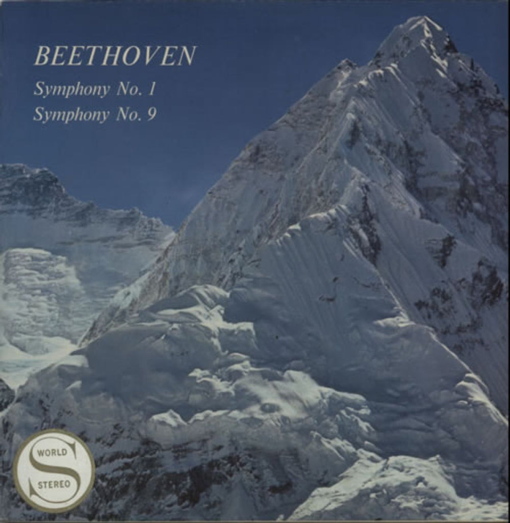 Ludwig Van Beethoven Symphony No. 1 / Symphony No. 9 UK 2-LP vinyl record set (Double LP Album) ST162/3