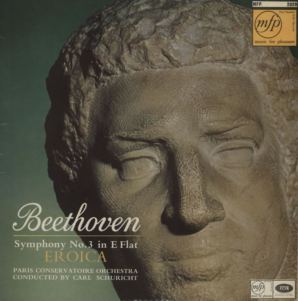 Ludwig Van Beethoven Symphony No. 3 in E Flat 'Eroica' UK vinyl LP album (LP record) MFP2029