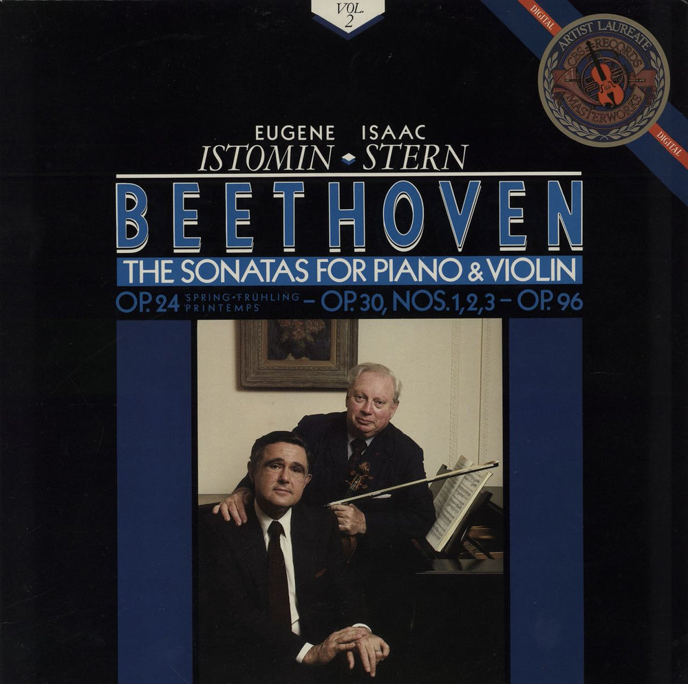 Ludwig Van Beethoven The Sonatas For Piano & Violin, Vol. 2 Dutch 2-LP vinyl record set (Double LP Album) I2M39681