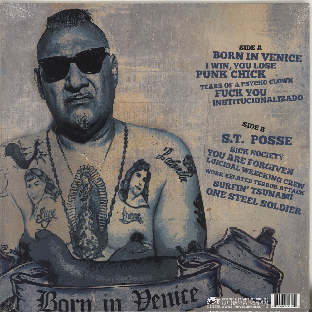 Luicidal Born In Venice - Blue - Sealed US vinyl LP album (LP record) 889466097010