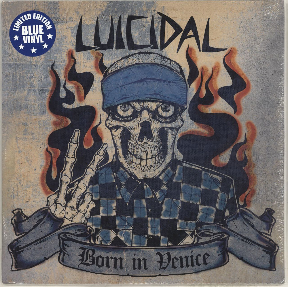 Luicidal Born In Venice - Blue - Sealed US vinyl LP album (LP record) CLO0970