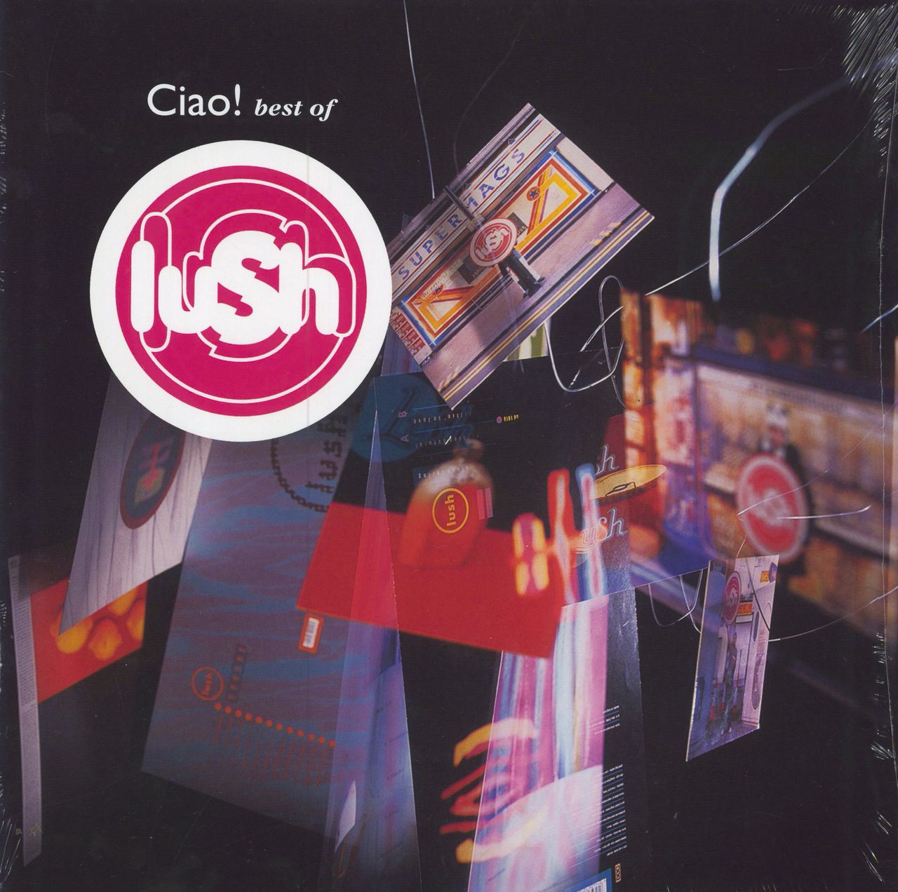 Lush Ciao! Best Of Lush - Red Vinyl + Shrink UK vinyl LP album (LP record) CAD2K22