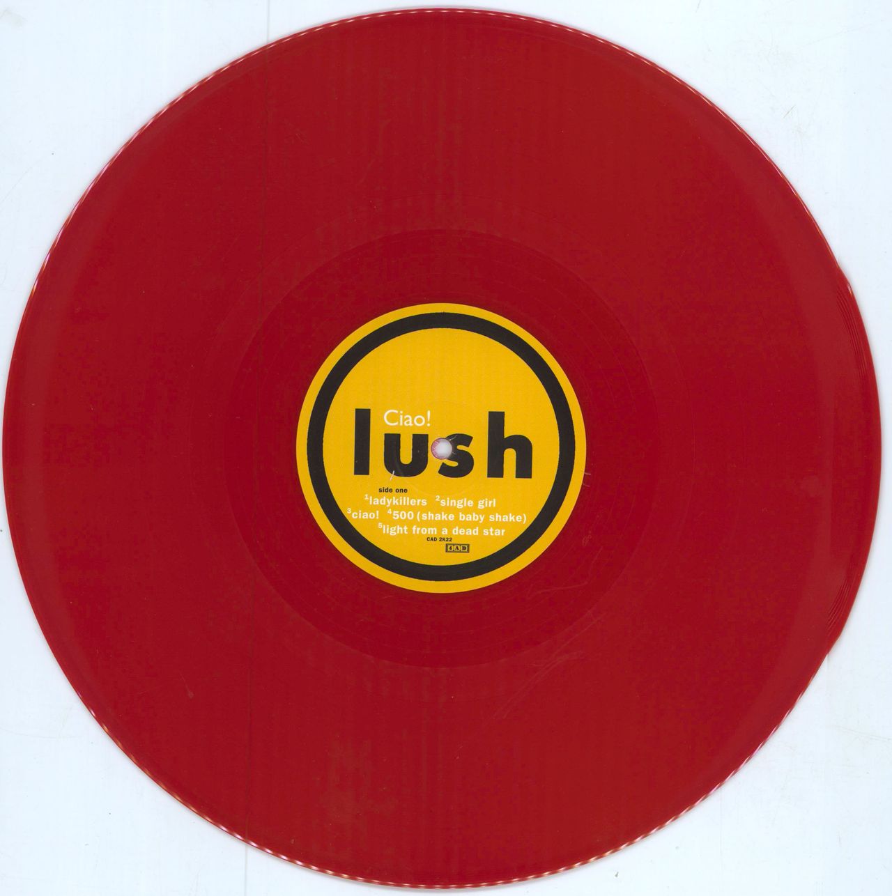 Lush Ciao! Best Of Lush - Red Vinyl + Shrink UK vinyl LP album (LP record) LUSLPCI787445