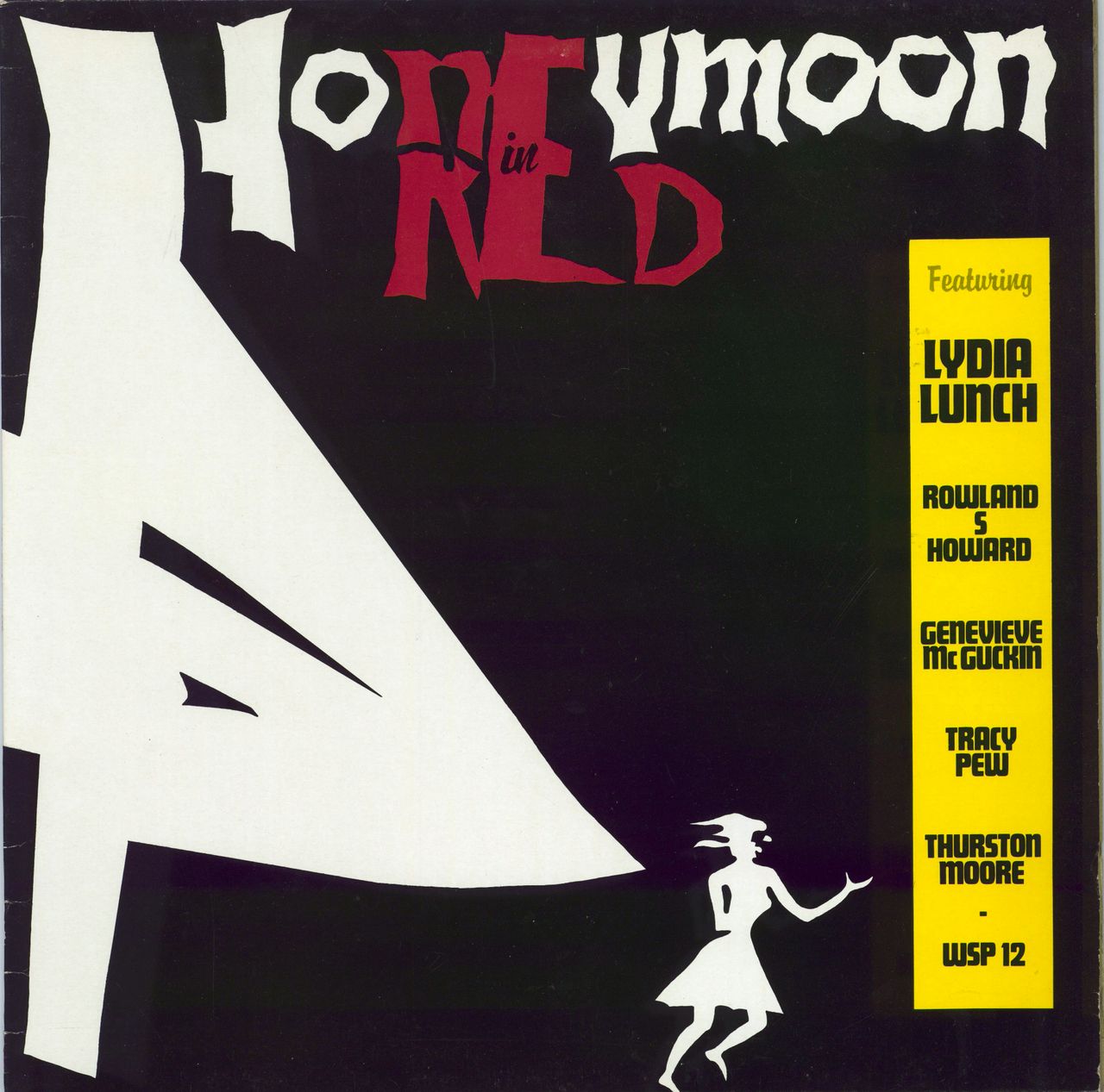 Lydia Lunch Honeymoon In Red UK vinyl LP album (LP record) WSP12