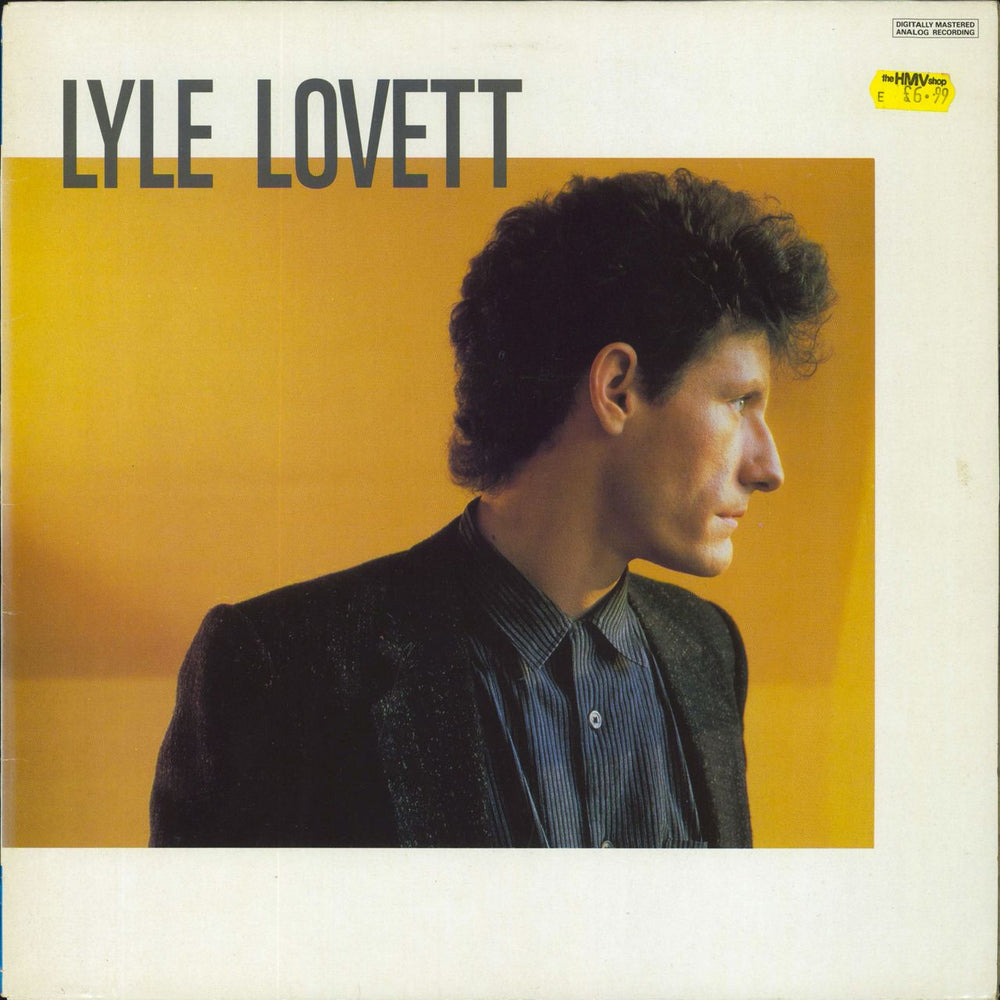 Lyle Lovett Lyle Lovett UK vinyl LP album (LP record) MCF3361