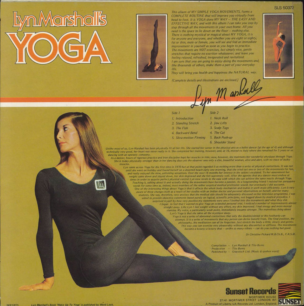 Sealed Yoga Intermediate 2 Vinyl Record Album, Estelle Simons Yoga USA  Record, 12 LP, Yoga Practice Recording, Factory Sealed With Insert -   Singapore