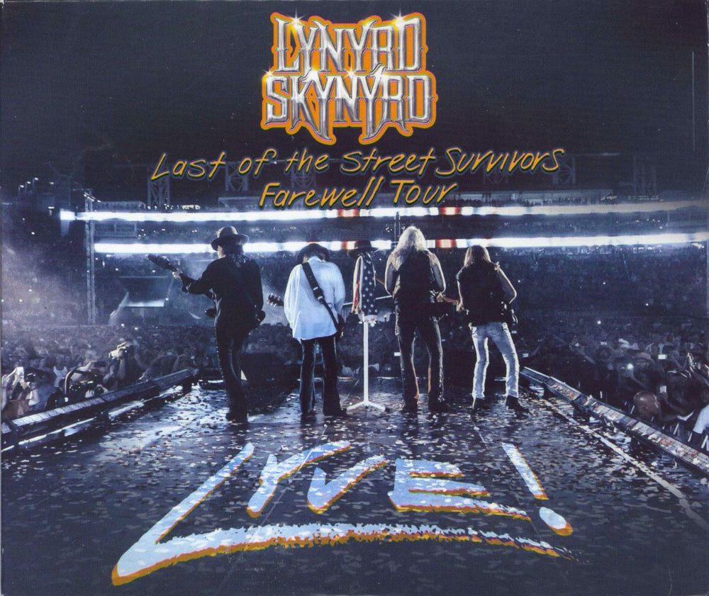 Lynyrd Skynyrd Last Of The Street Survivors Farewell Tour Lyve! US 3-disc CD/DVD Set