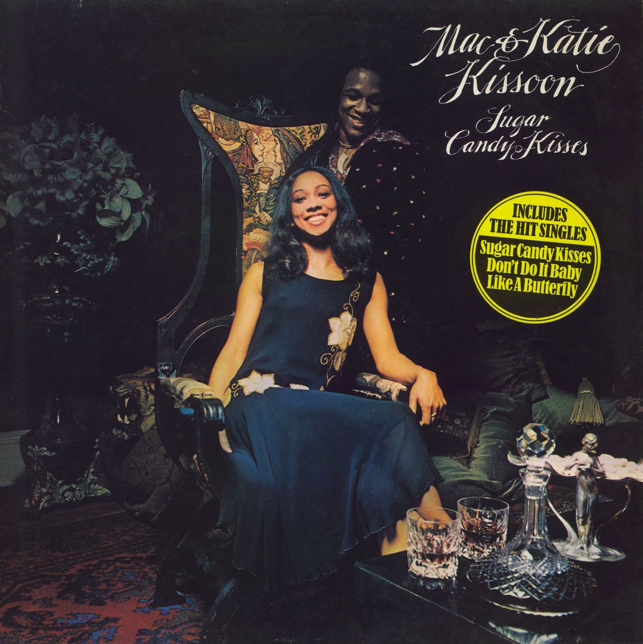 Mac & Katie Kissoon Sugar Candy Kisses - Stickered Sleeve UK vinyl LP album (LP record) ETAT002