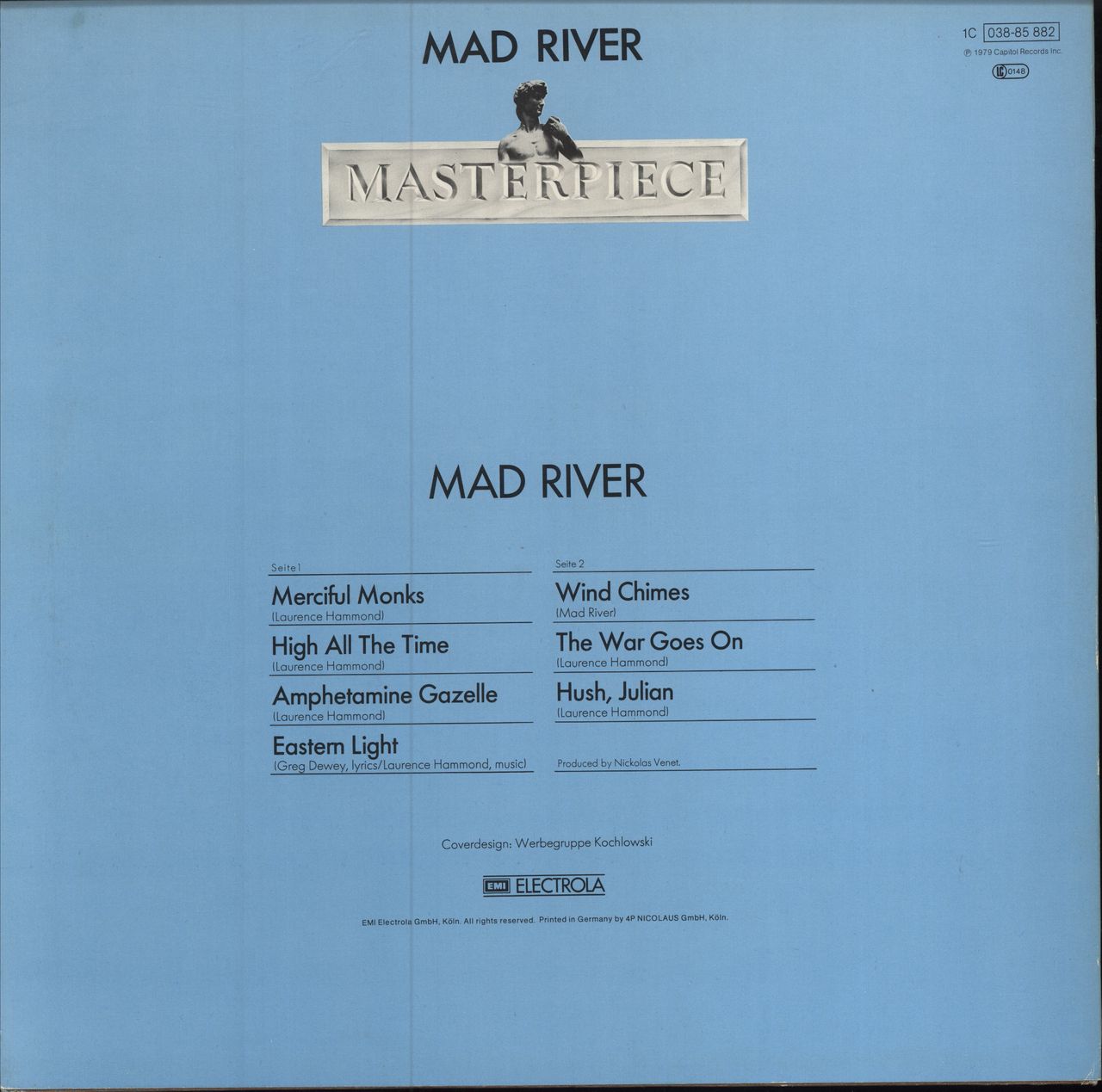 Mad River Mad River German vinyl LP album (LP record)