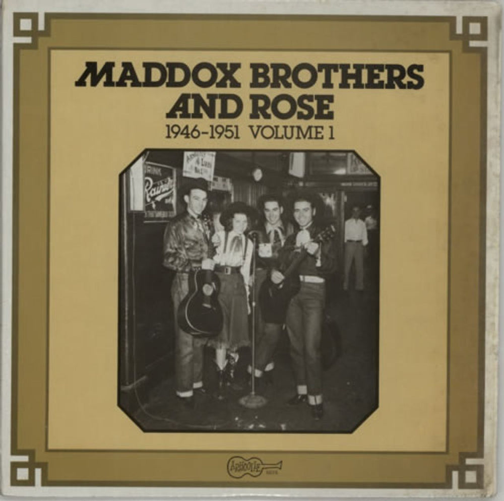 Maddox Bros Maddox Brothers & Rose: 1946 - 1951 Volume 1 US vinyl LP album (LP record) 5016