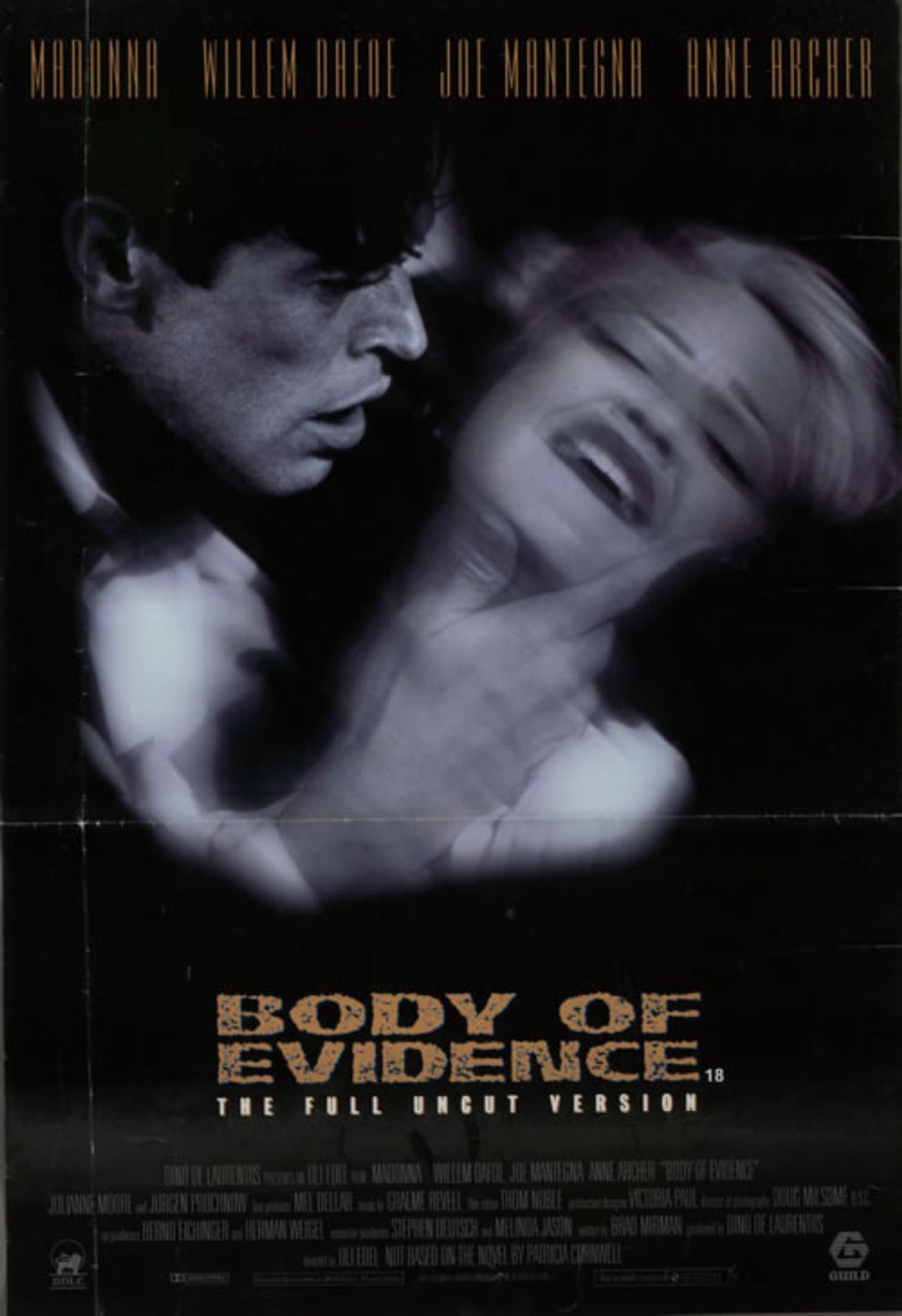 Madonna Body Of Evidence The Full Uncut Version Uk Promo Poster — 3472