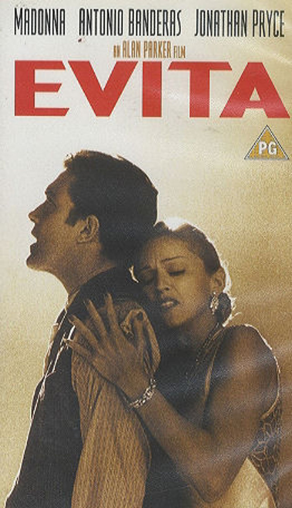 Madonna Evita UK video (VHS or PAL or NTSC) EVS1235