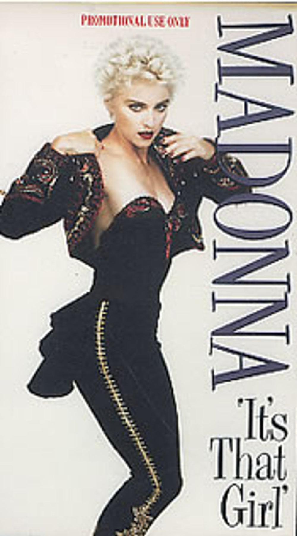 Madonna It's That Girl UK Promo video (VHS or PAL or NTSC) SAM380