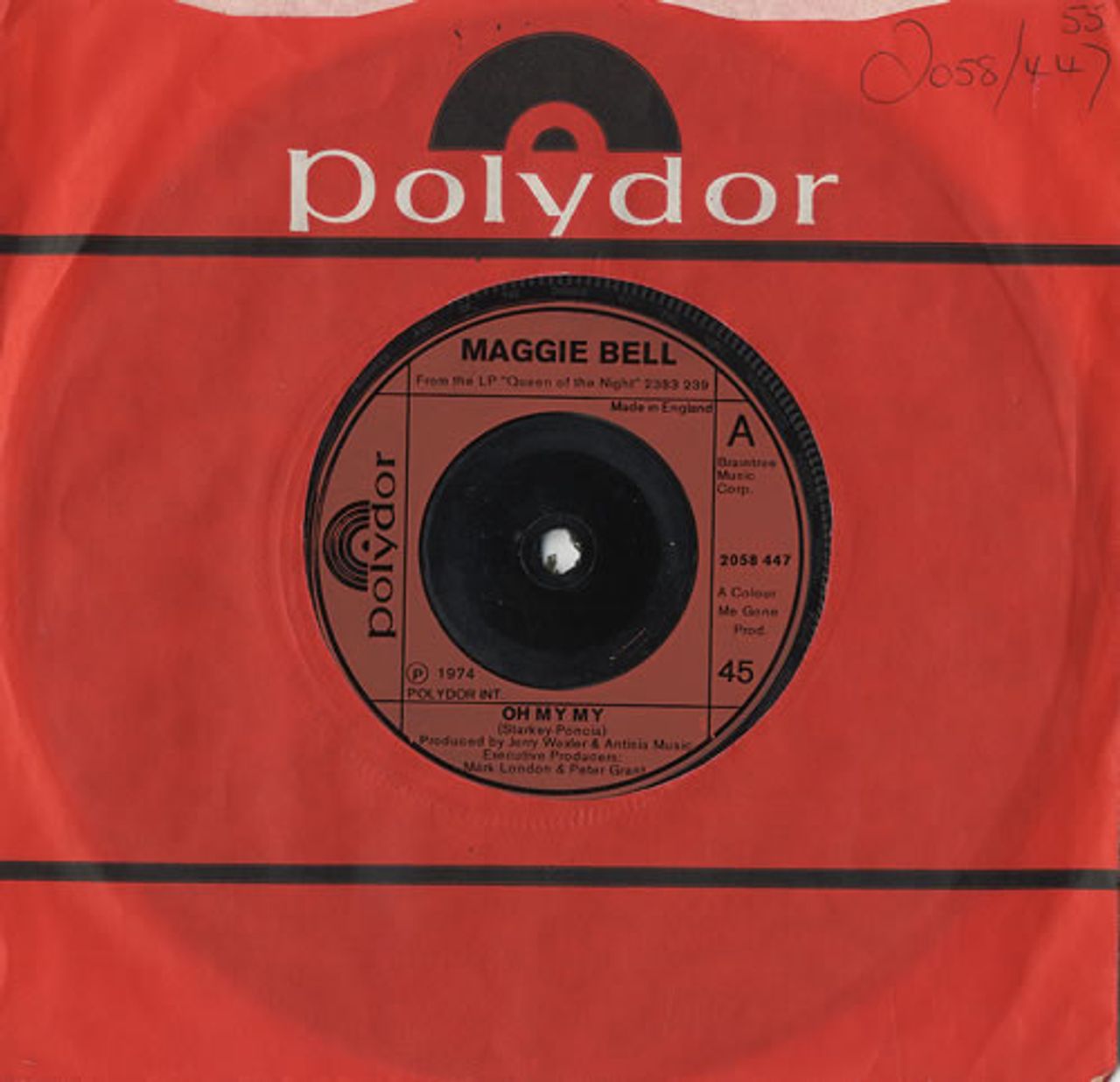 Maggie Bell Oh My My UK 7" vinyl single (7 inch record / 45) 2058447