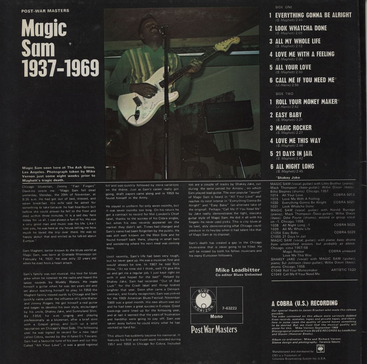 MAGIC SAM LP 4枚 - 洋楽