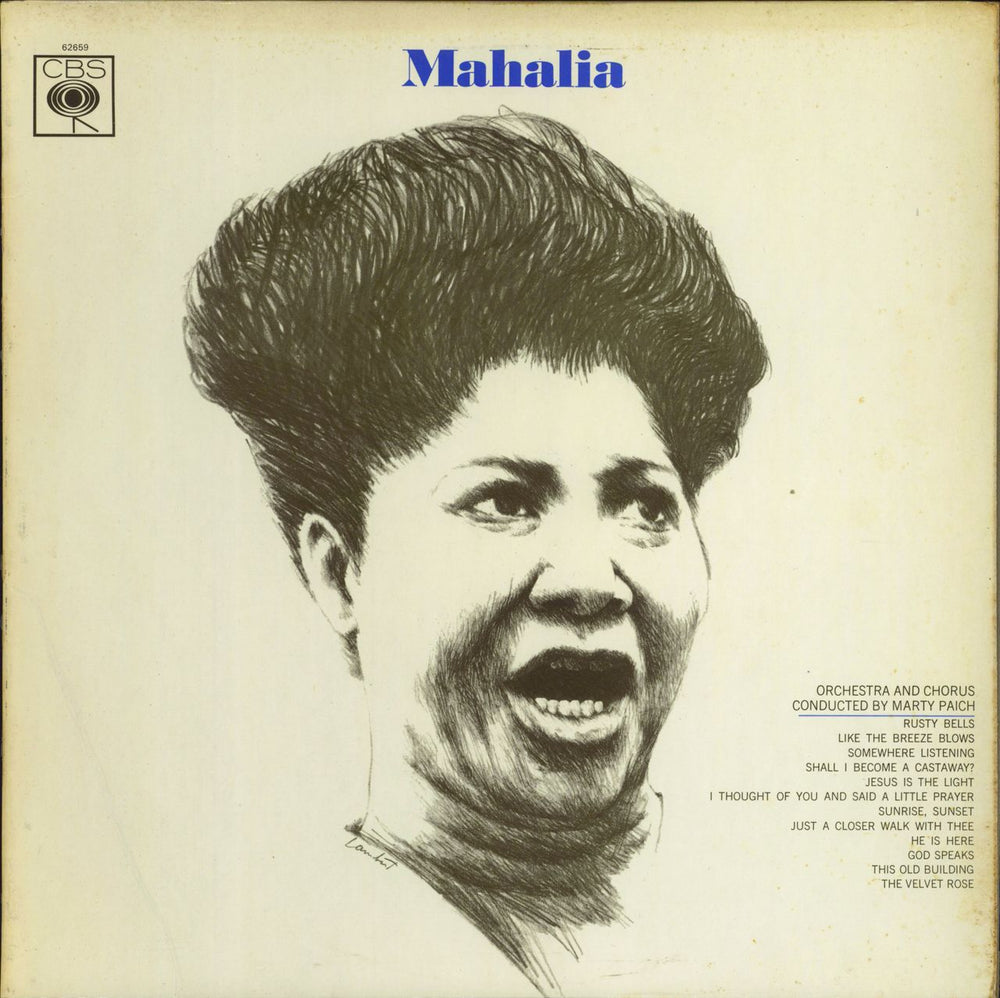 Mahalia Jackson Mahalia UK vinyl LP album (LP record) BPG62659