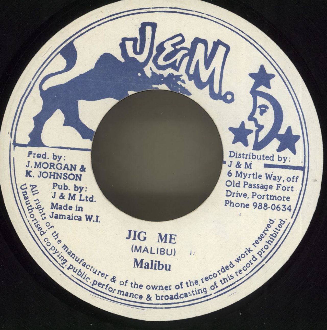 Malibu (Reggae) Jig Me Jamaican 7