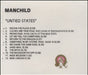 Manchild Untied States UK Promo CD-R acetate CD-R ACETATE