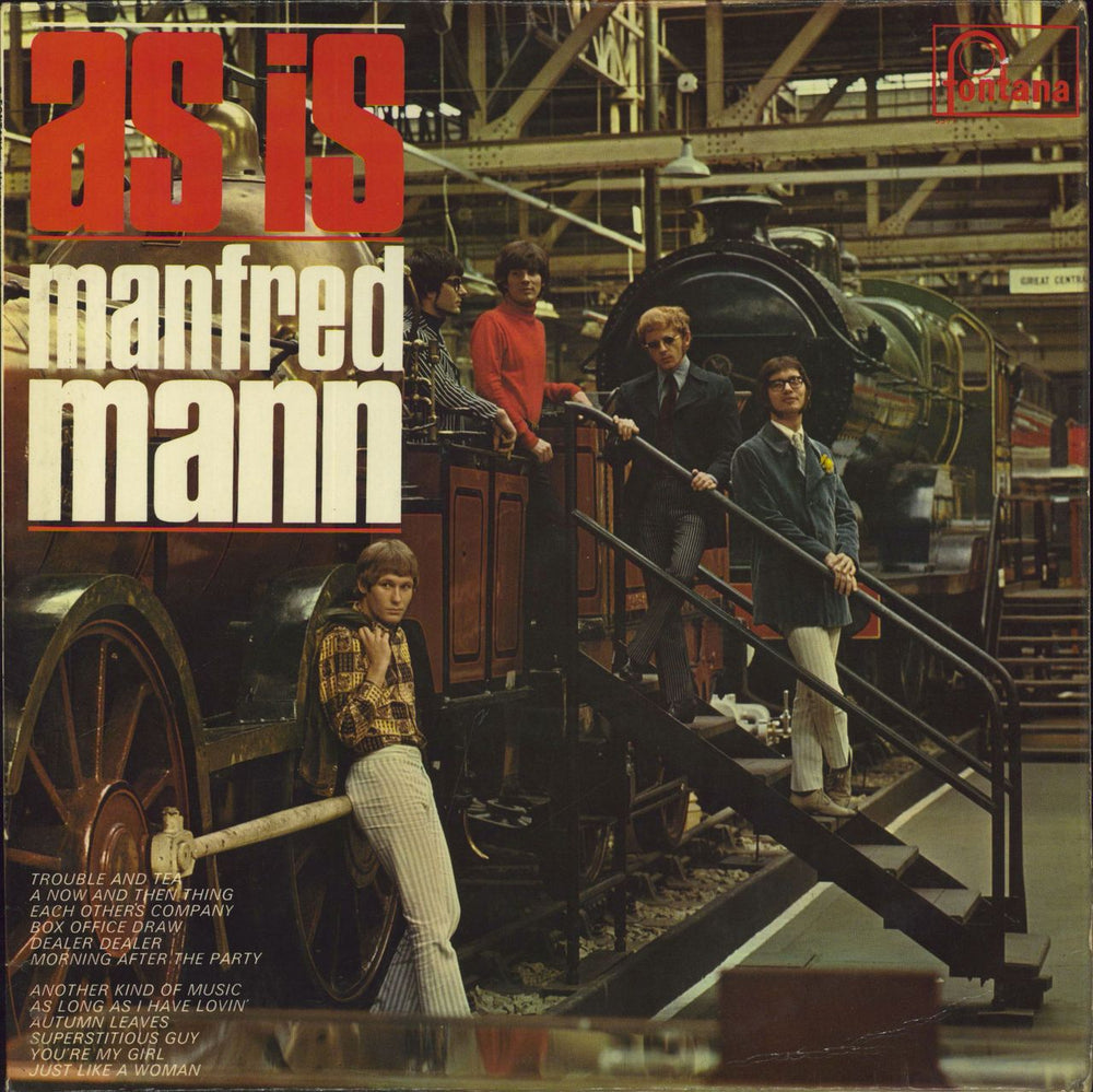 Manfred Mann As Is - Train Sleeve - VG UK vinyl LP album (LP record) TL5377