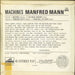 Manfred Mann Machines EP - VG UK 7" vinyl single (7 inch record / 45)