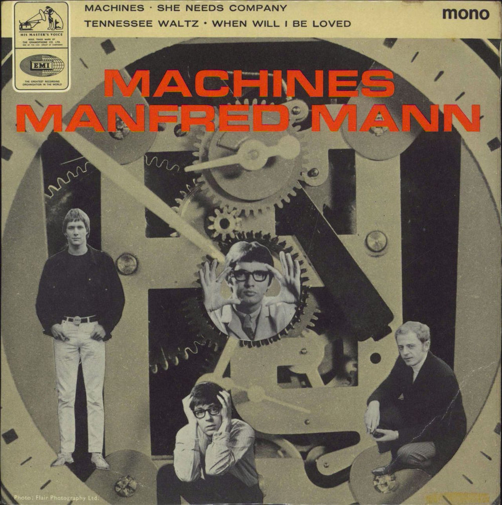 Manfred Mann Machines EP - VG UK 7" vinyl single (7 inch record / 45) 7EG8942