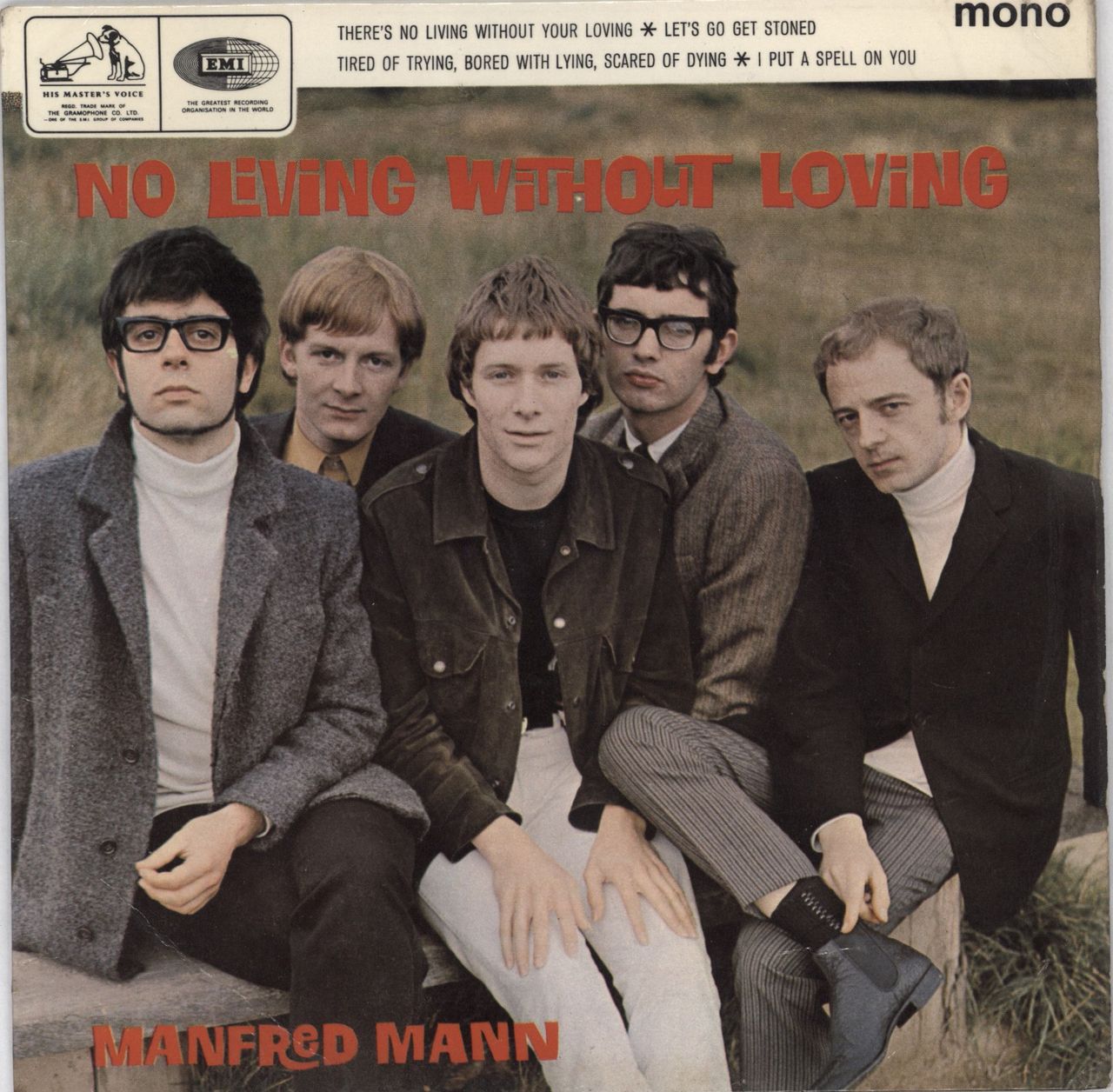Manfred Mann No Living Without Loving EP - VG UK 7" vinyl single (7 inch record / 45) 7EG8922