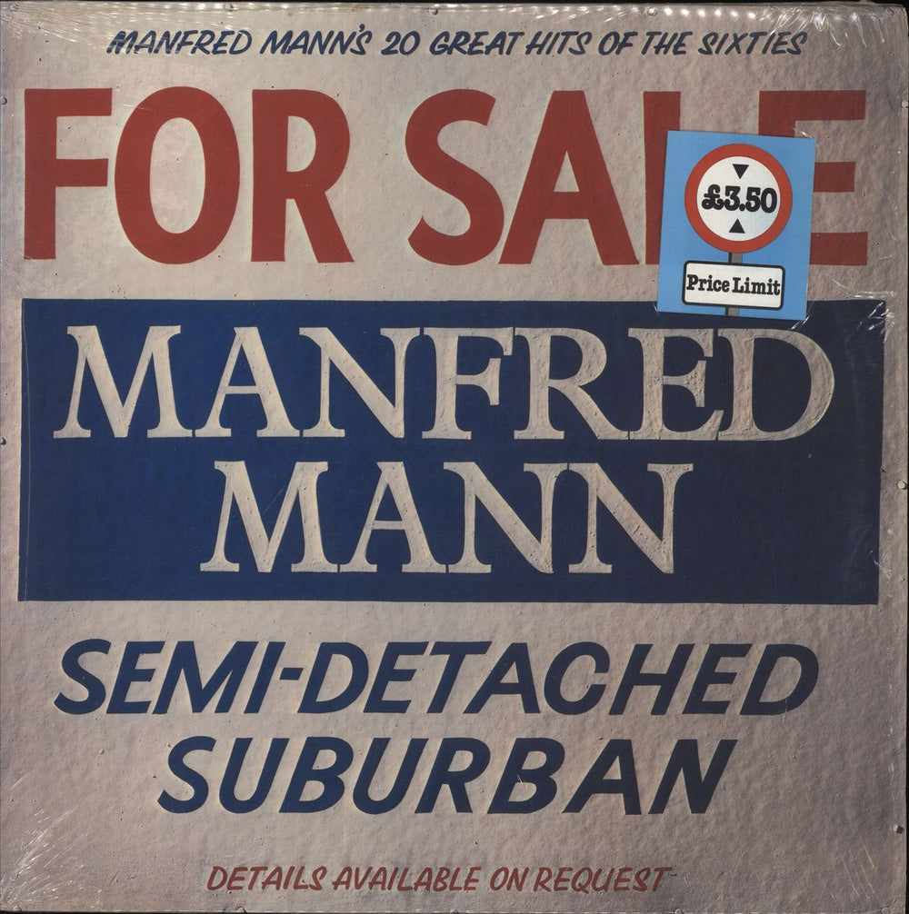 Manfred Mann Semi-Detached Suburban - shrink UK vinyl LP album (LP record) EMTV19