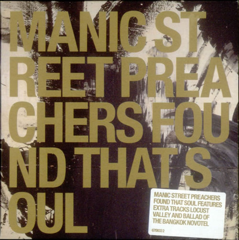 Manic Street Preachers So Why So Sad/Found That Soul UK 2-CD single set (Double CD single) 6708322/32