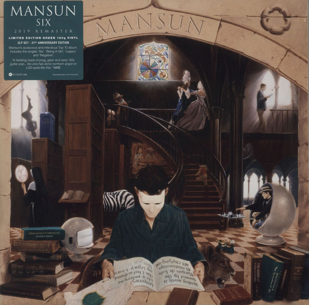 Mansun Six - 180gm Green Vinyl - Sealed UK 2-LP vinyl record set (Double LP Album) KSCOPE1066