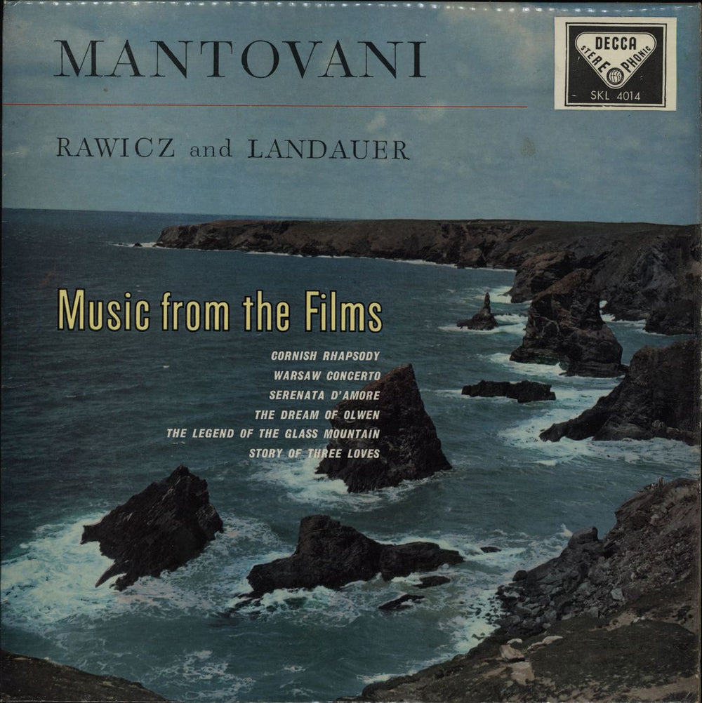 Mantovani Music from the Films - Unboxed - EX UK vinyl LP album (LP record) SKL4014