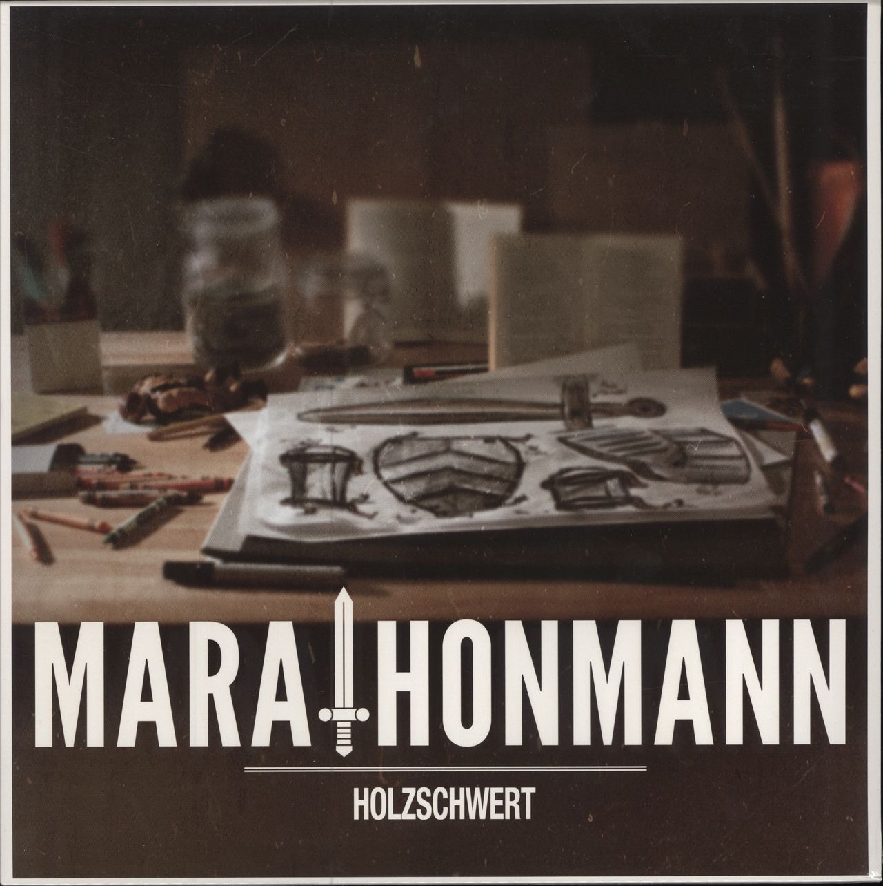 Marathonmann Holzschwert + CD - Sealed German vinyl LP album (LP record) 9982671