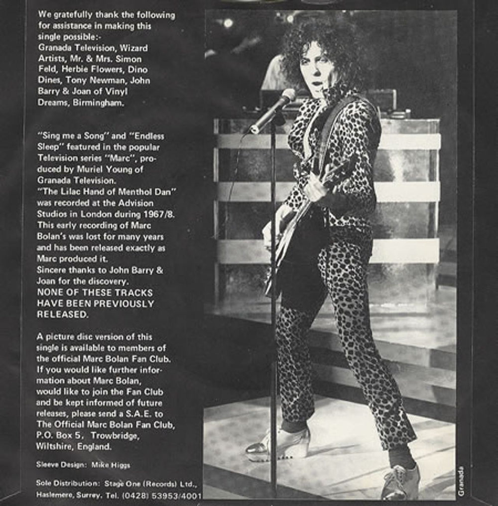 Marc Bolan Return Of The Electric Warrior EP UK 7" vinyl single (7 inch record / 45) MAB07RE212509