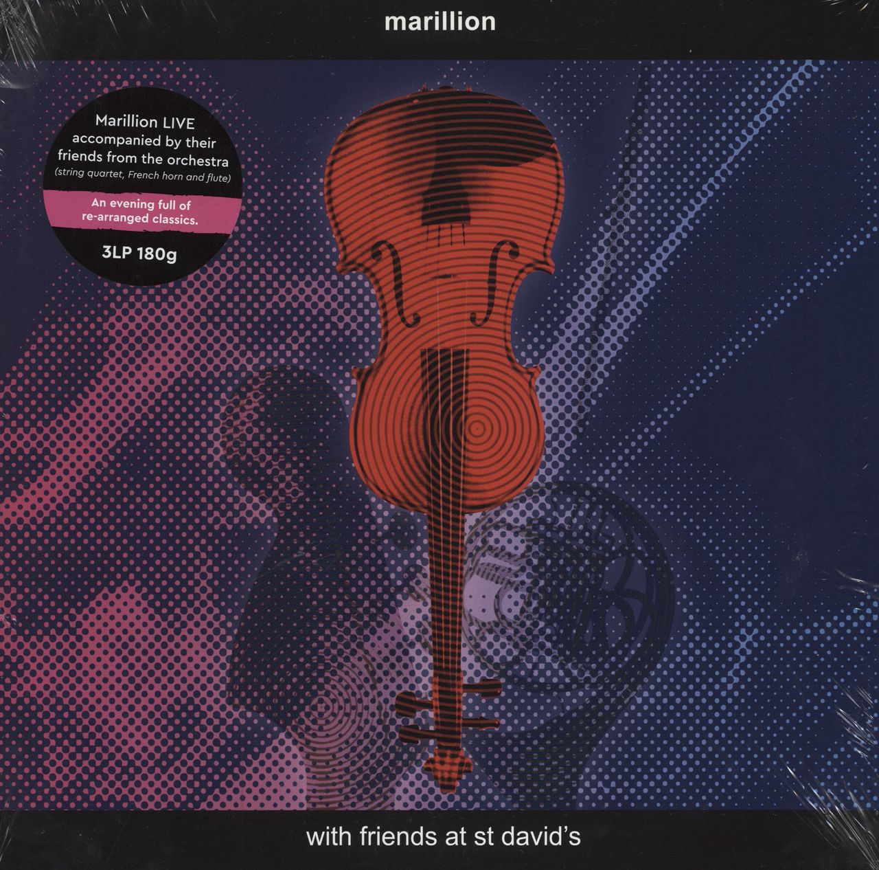 Marillion With Friends At St David's - Violet Transparent Vinyl UK 3-LP vinyl record set (Triple LP Album) 0216472EMU