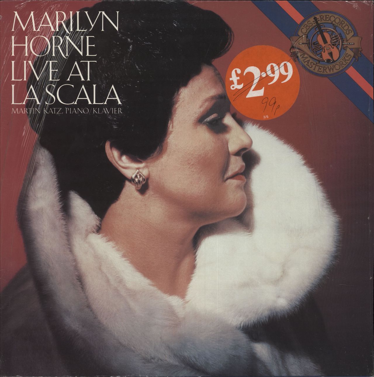 Marilyn Horne Live At La Scala UK vinyl LP album (LP record) 74105