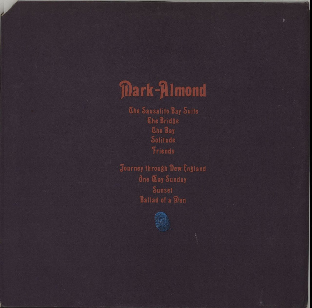 Mark-Almond Mark-Almond II - 1st - WOS US vinyl LP album (LP record) MRALPMA648902
