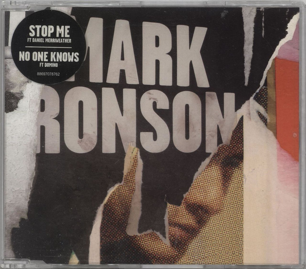 Mark Ronson Stop Me - Autographed UK CD single (CD5 / 5") 88697078762