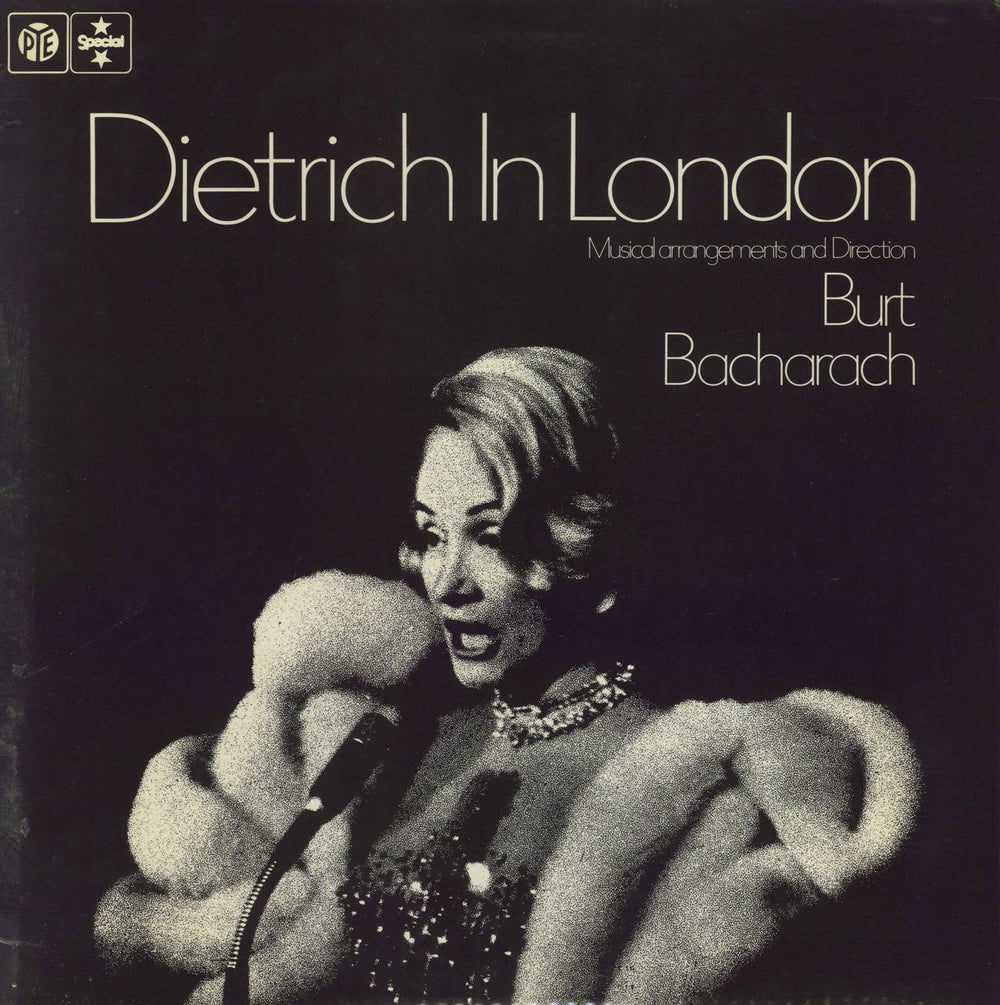 Marlene Dietrich Dietrich In London + Programme UK vinyl LP album (LP record) PKL5507