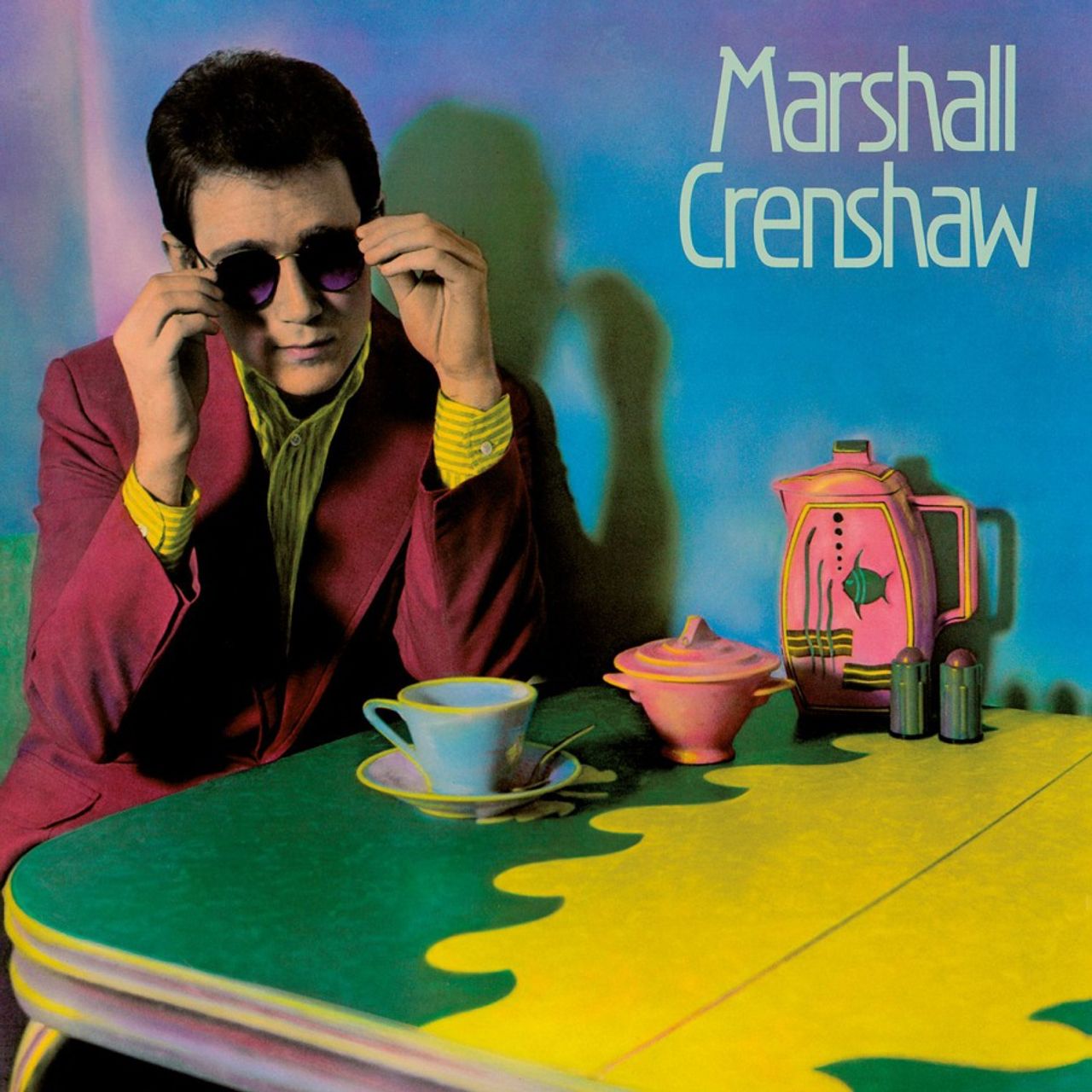 Marshall Crenshaw Marshall Crenshaw - Turquoise Coloured Vinyl UK vinyl LP album (LP record) MG7LPMA812773