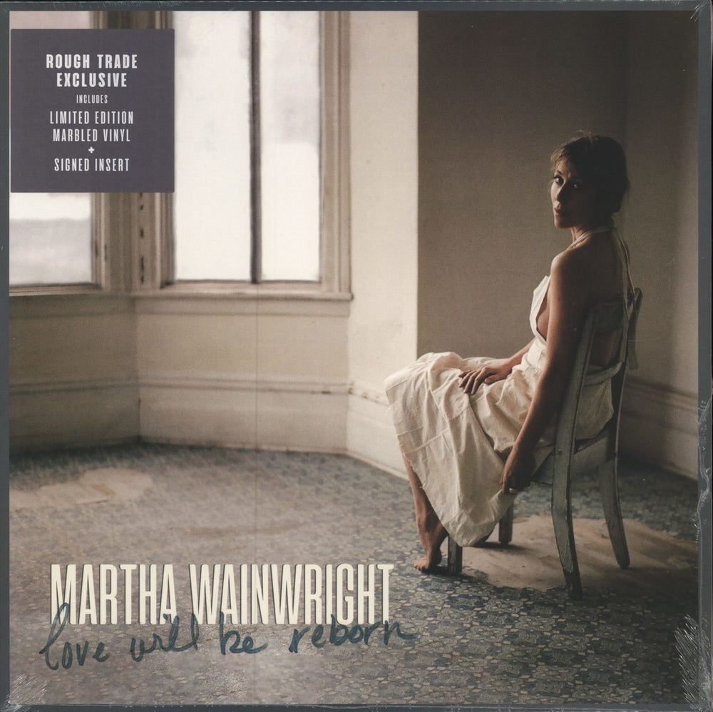 Martha Wainwright Love Will Be Reborn - Marbled Vinyl + Signed Print - Sealed UK vinyl LP album (LP record) COOKLP773X