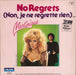 Martinique No Regrets (Non, Je Ne Regrette Rien) - Yellow Vinyl German 12" vinyl single (12 inch record / Maxi-single)