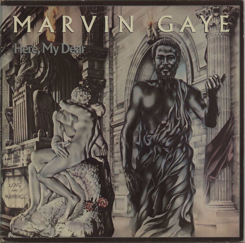 Marvin Gaye Here, My Dear UK 2-LP vinyl record set (Double LP Album) TMSP6008