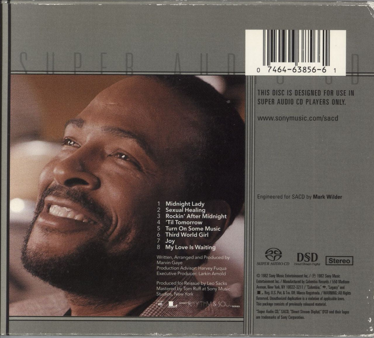 Marvin Gaye Midnight Love US Super audio CD — RareVinyl.com